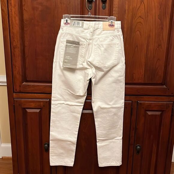 Everlane Women’s The 90s Cheeky Straight Jean in bone Size 25 NWT - Picture 7 of 16